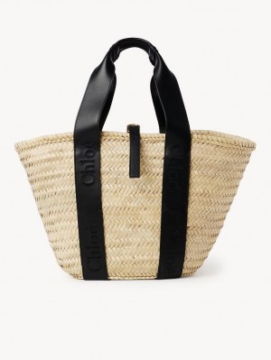 Baskets Chloe Sense Medium Noir | CHE-SR13642