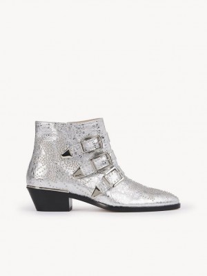 Botte Chloe Susanna Corta Argent | CHE-SR14212