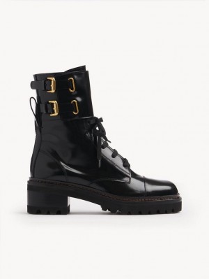 Bottines Chloe Mallory Noir | CHE-SR14878