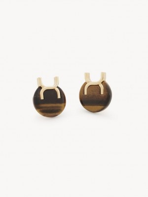 Boucles d'Oreilles Chloe Marcie Clip-on Doré | CHE-SR14448