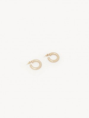 Boucles d'Oreilles Chloe Maura Hoops Doré | CHE-SR14359