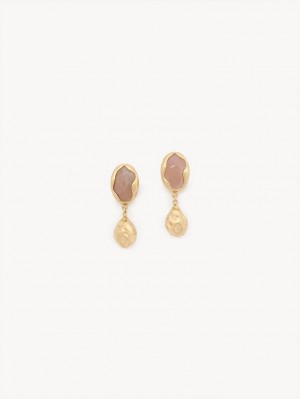 Boucles d'Oreilles Chloe Sybil Doré Clair | CHE-SR14459