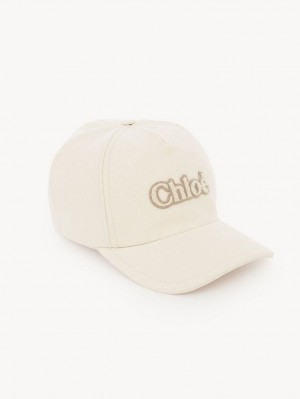 Casquettes Chloe Baseball Beige | CHE-SR14493