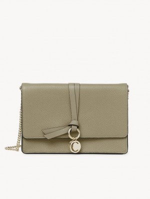 Clutch Chloe Alphabet Vert | CHE-SR13752