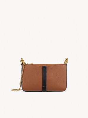 Clutch Chloe Marcie On Chain Marron | CHE-SR13743