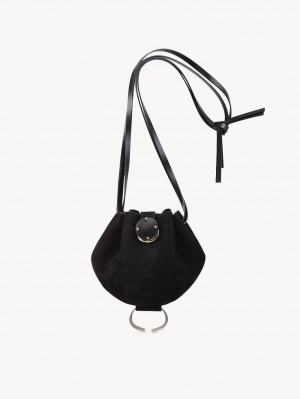 Clutch Chloe Round Noir | CHE-SR13744