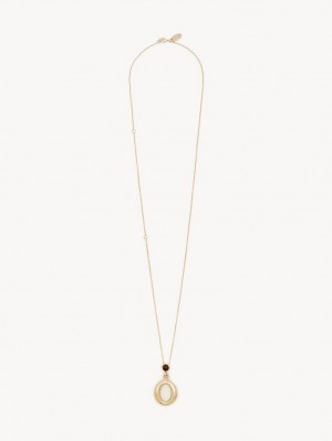 Colliers Chloe Alphabet With Pendant Doré | CHE-SR14341