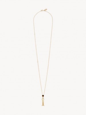 Colliers Chloe Alphabet With Pendant Doré | CHE-SR14347