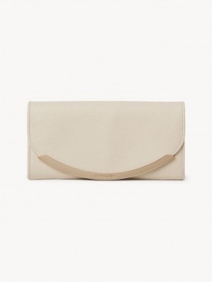 Grands Portefeuilles Chloe Lizzie Beige | CHE-SR14917