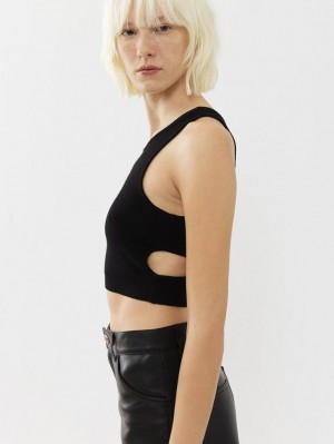 Hauts Chloe Cropped Noir | CHE-SR13882