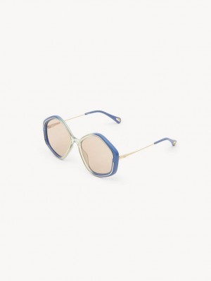 Lunette de Soleil Chloe Kheene Bleu | CHE-SR14505