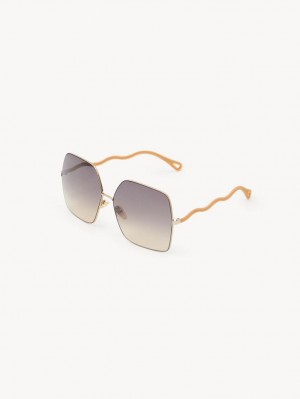 Lunette de Soleil Chloe Noore Marron | CHE-SR14538