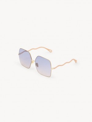 Lunette de Soleil Chloe Noore Violette | CHE-SR14537