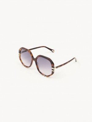 Lunette de Soleil Chloe West Bleu | CHE-SR14559