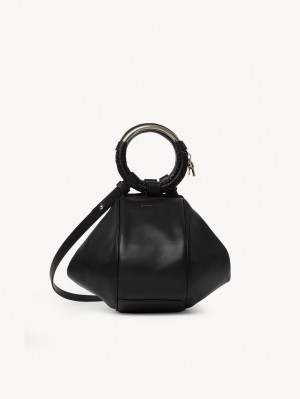 Mini Sacs Chloe Hana Wristlet Noir | CHE-SR14771