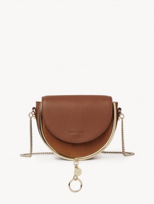 Mini Sacs Chloe Mara Evening Marron | CHE-SR14724