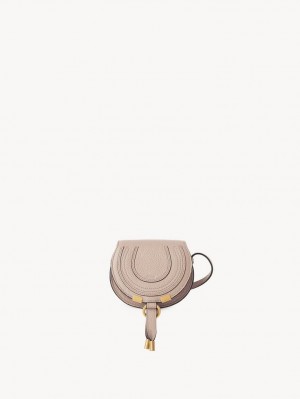 Mini Sacs Chloe Marcie Nano Saddle Beige | CHE-SR13696