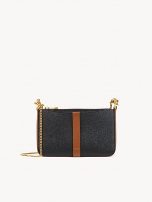 Mini Sacs Chloe Marcie Pouch On Chain Noir | CHE-SR13704