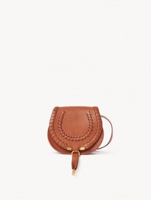 Mini Sacs Chloe Marcie Small Saddle Orange | CHE-SR13665