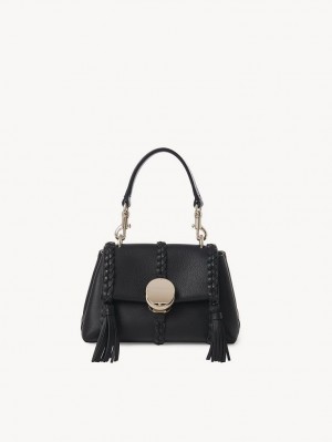 Mini Sacs Chloe Penelope Soft Shoulder Noir | CHE-SR13706