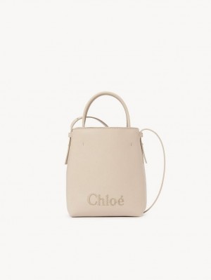 Mini Sacs Chloe Sense Tote Rose | CHE-SR13719