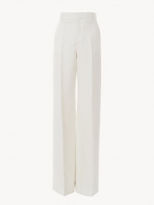 Pantalon Chloe Flared Blanche | CHE-SR14003