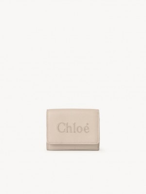 Petits Portefeuilles Chloe Sense Mini Tri-fold Rose | CHE-SR14274