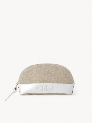 Pochettes Chloe Sense Makeup Blanche | CHE-SR14326