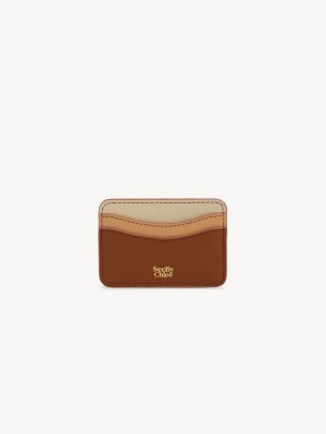 Porte-Carte Chloe Layers Marron | CHE-SR14931