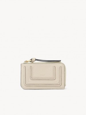 Porte-Monnaie Chloe Marcie Small Beige | CHE-SR14318