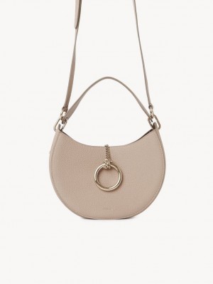 Sacs Crossbody Chloe Arlène Small Hobo Beige | CHE-SR13575