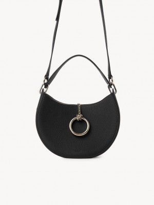 Sacs Crossbody Chloe Arlène Small Hobo Noir | CHE-SR13605