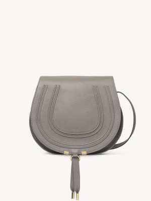 Sacs Crossbody Chloe Marcie Medium Grise | CHE-SR13471