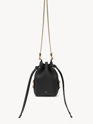 Sacs Crossbody Chloe Marcie Micro Bucket Noir | CHE-SR13576