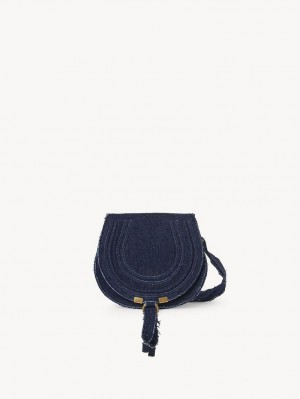 Sacs Crossbody Chloe Marcie Small Bleu | CHE-SR13580