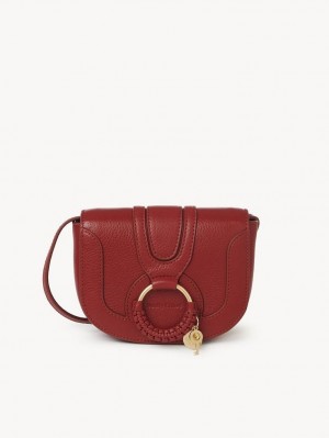 Sacs À Bandoulière Chloe Hana Mini Rouge | CHE-SR14598