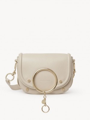 Sacs À Bandoulière Chloe Mara Beige | CHE-SR14674