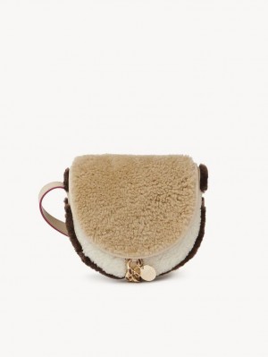 Sacs À Bandoulière Chloe Mara Small Saddle Beige | CHE-SR14604