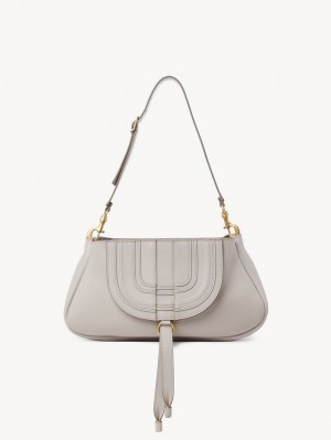 Sacs À Bandoulière Chloe Marcie Clutch Grise | CHE-SR13452