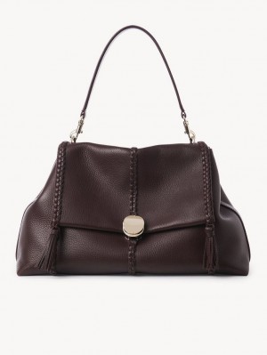 Sacs À Bandoulière Chloe Penelope Large Soft Noir | CHE-SR13446