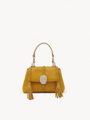 Sacs À Bandoulière Chloe Penelope Mini Soft Jaune | CHE-SR13450