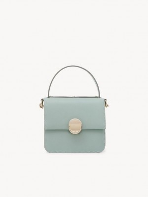 Sacs À Bandoulière Chloe Penelope Small Top Handle Vert | CHE-SR13453