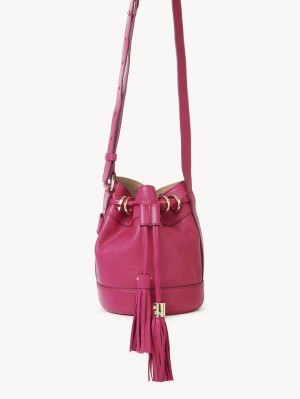 Sacs À Bandoulière Chloe Vicki Small Bucket Rose | CHE-SR14610