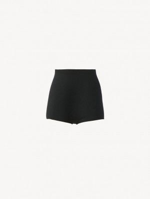 Short Chloe High-waisted Mini Noir | CHE-SR14007