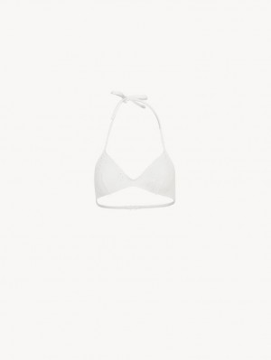 Tenue De Plage Chloe X Eres Papuasia Triangle Blanche | CHE-SR14122