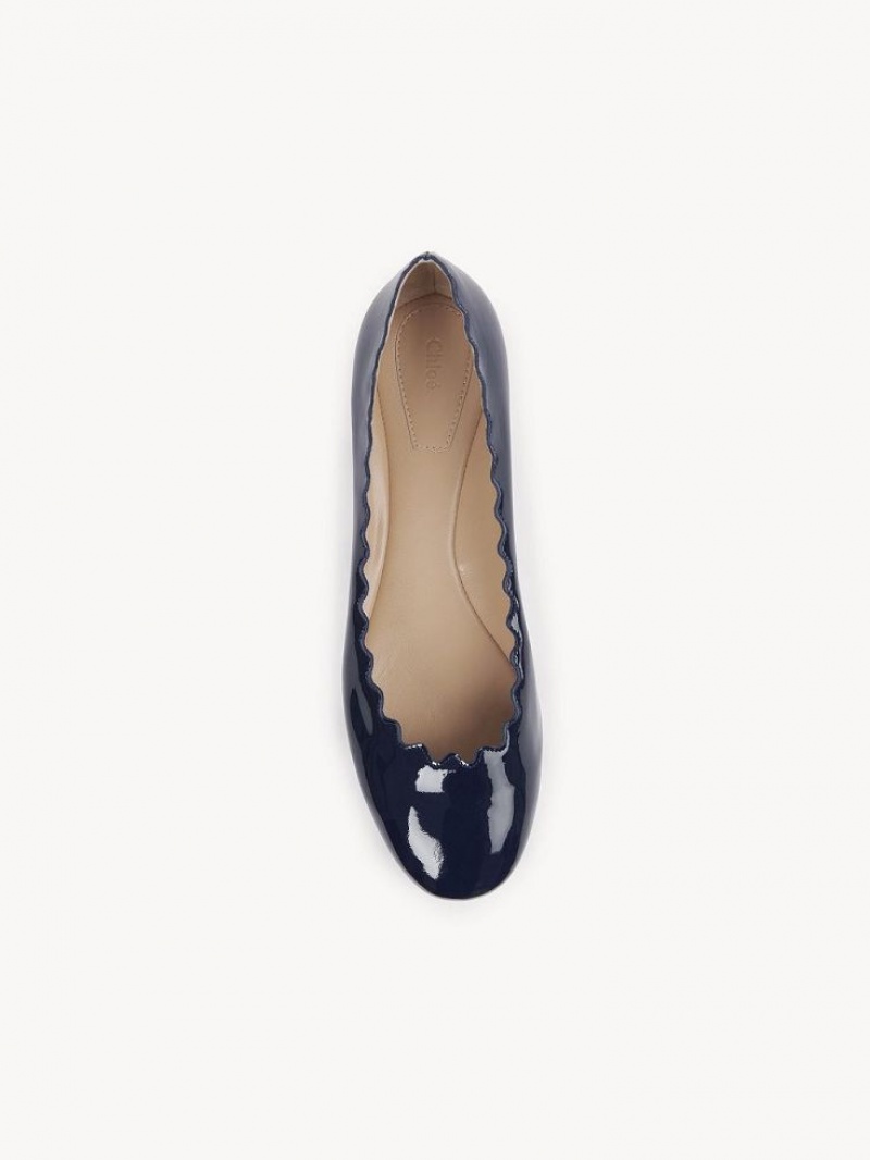 Ballet Flat Chloe Lauren Bleu Marine | CHE-SR14257