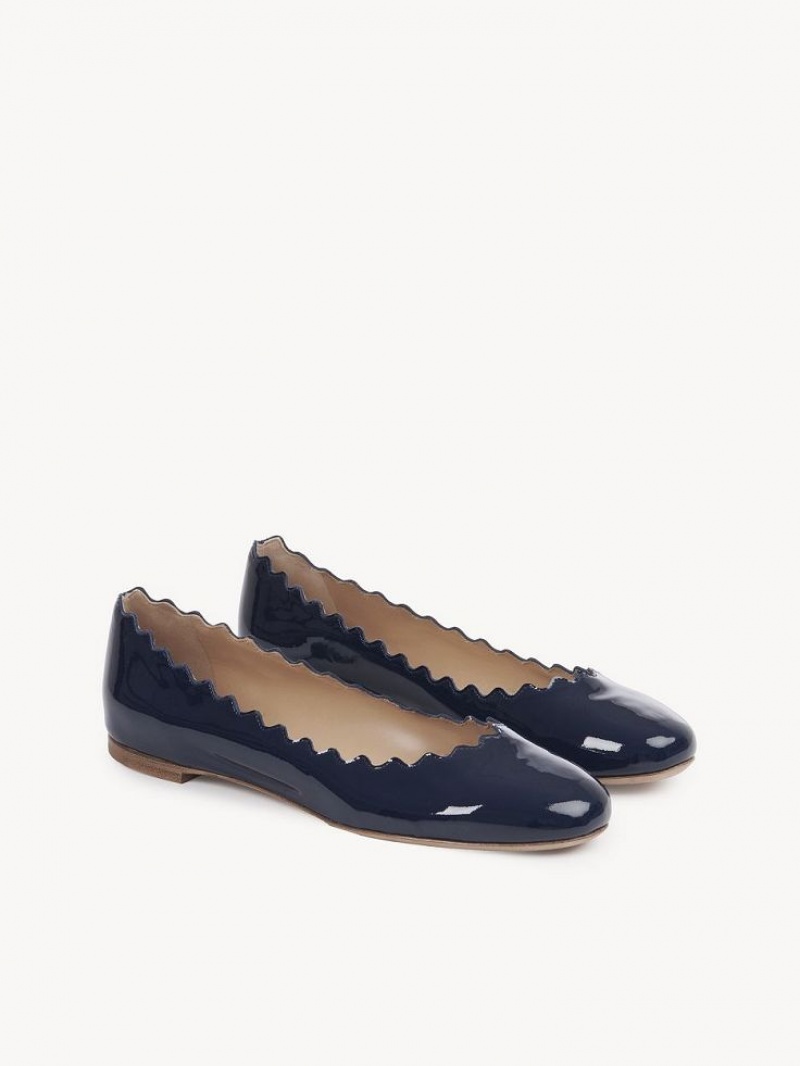 Ballet Flat Chloe Lauren Bleu Marine | CHE-SR14257