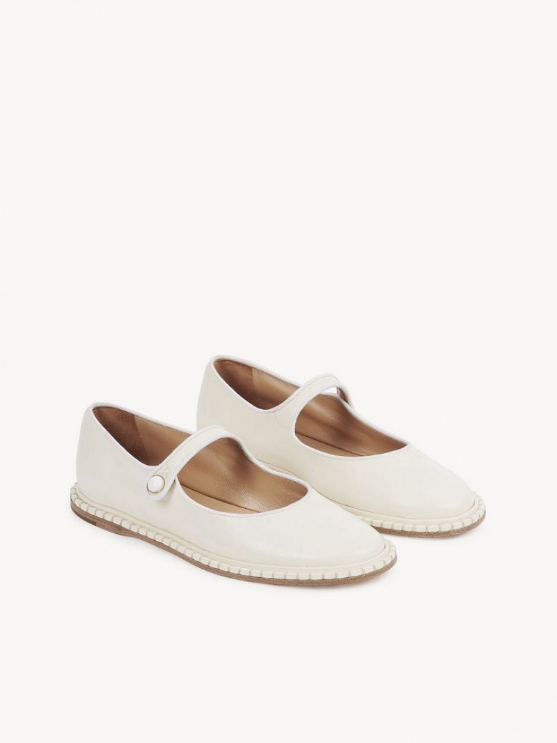 Ballet Flat Chloe Rubie Blanche | CHE-SR14259