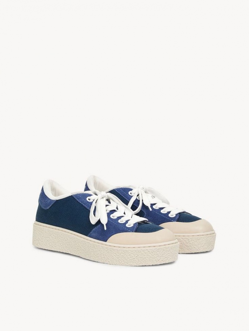 Basket Chloe Hella Bleu Foncé | CHE-SR14851