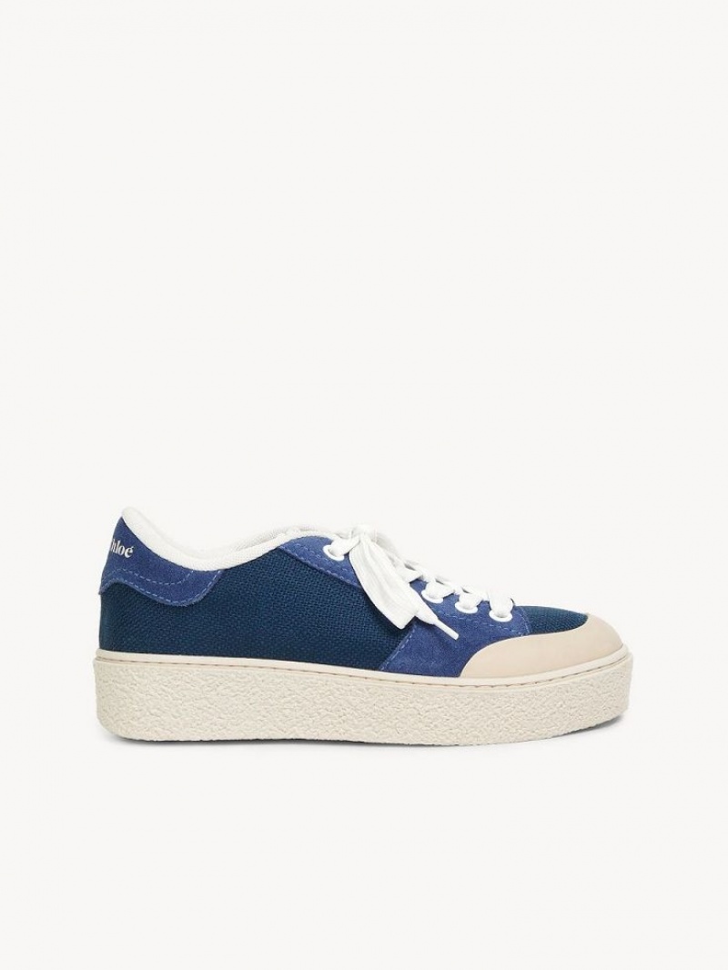 Basket Chloe Hella Bleu Foncé | CHE-SR14851